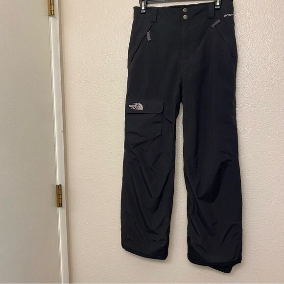 The North Face 100% nylon SKI SNOW PANTS hyvent youth size L 10-12 - Picture 1 of 13